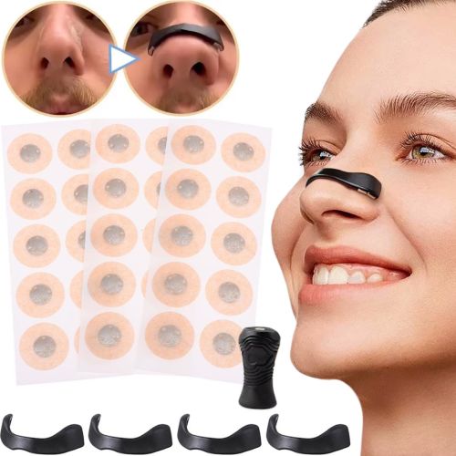 Магнітний розширювач для носа Nasal Dilator 15 пар від хропіння для носа, 4 Силіконові магнітні смужки антихропіння на ніс для поліпшення дихання