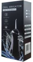 Акумуляторний іригатор Oral Irrigator A6s для порожнини рота з 4 насадками, бездротовий водний ополіскувач 200мл для чищення зубів від USB