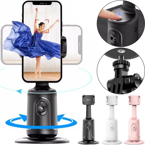 Настольный смарт монопод стабилизатор Gimbals P01 для телефона с датчиком следования 360°, Держатель с креплением на штатив с отслеживанием лица