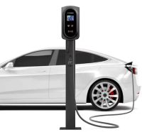Автомобільне зарядне для електромобілів Type 2 iDome ID-7000S EV на 3 фази 7 кВт 32A 380V з LCD дисплеєм, 3х фазна зарядка для автомобіля 7 kW IP54