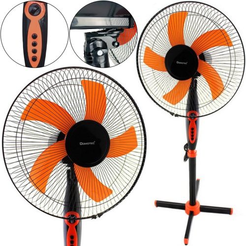 Підлоговий вентилятор Domotec MS-1620 з таймером 44 см stand fan Timer 17" 40W