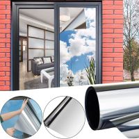 Самоклеюча дзеркальна плівка для вікон Proffilms Silver 20 3м x 60 см для захисту від сонячних променів, Тонувальна 300x60см від сонця на вікна