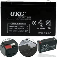 Герметичний акумулятор BATTERY UKC 6V 12A свинцево кислотна акумуляторна батарея