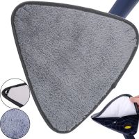 Трикутна змінна насадка запаска для трикутної Швабри Rags Mop the floor AND563 26x26 см, додаткова мочалка для миття та прибирання підлоги сіра