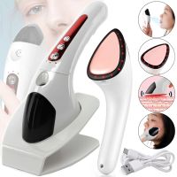 Масажер зволожувач з мікрострумами Skin Ironing Machine XL-2308 світлодіодний апарат розпарювач для видалення зморщок і ліфтингу обличчя та шиї LY-76