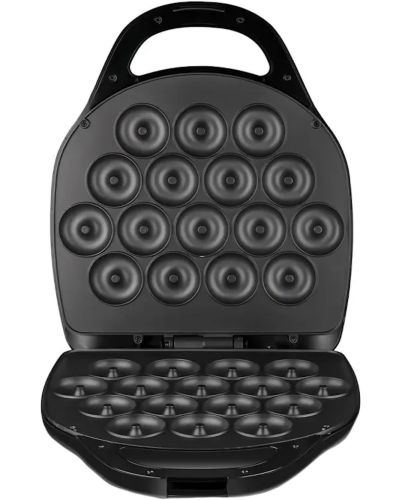 Електрична машинка Hoffmans HM-3010 1400W для приготування пончиків на 16 штук, Апарат для випікання донатів з антипригарним покриттям від мережі