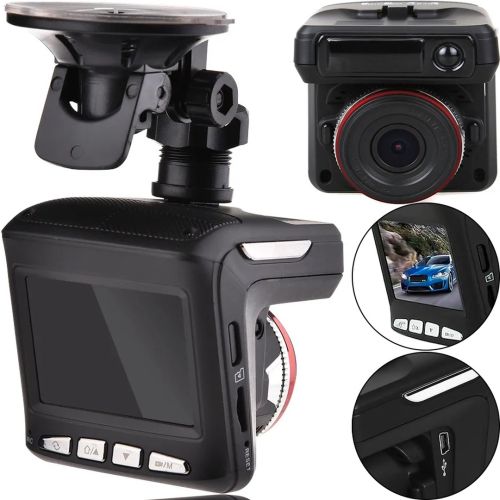 Автомобильный видеорегистратор DVR X7 GPS с антирадаром, Универсальный авторегистратор 1080P с детектором радара угол обзора 140 градусов Черный
