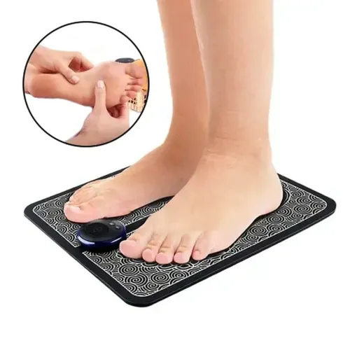 Автоматичний вібраційний масажний килимок для ступень і ніг EMS Foot Massager, розслабляючий міостимулятор масажер стимулюючий кровообіг
