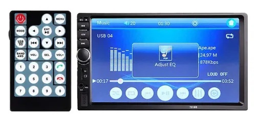 Універсальна автомагнітола 2din Pioneer 7018b сенсорна з пультом, автомобільний плеєр піонер з сенсорним екраном 7 дюймів