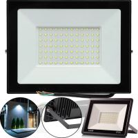 Светодиодный уличный прожектор 100W LED Flood Light Series 2 UKC FL-100 с монтажным креплением на кронштейн, Дневной фонарь 100 Вт IP66 6400К для улицы от сети