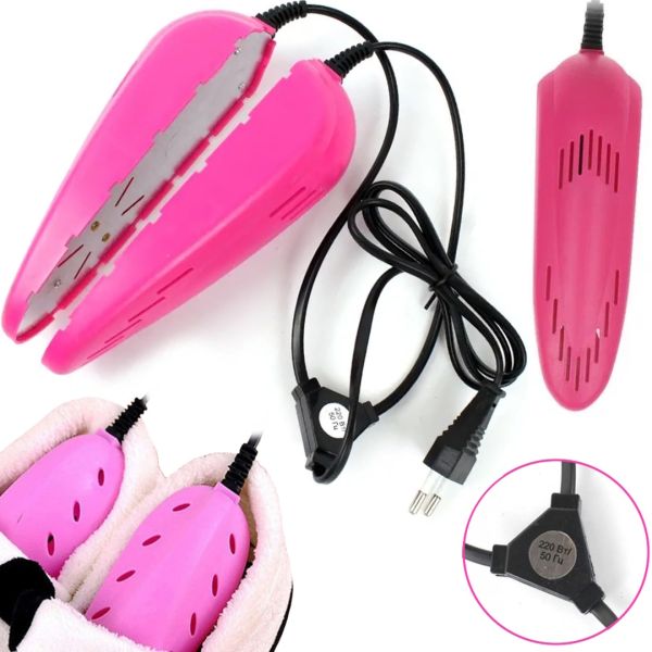 Електрична сушарка для взуття Shoes Dryer 220v рожева, електросушарка, дротове пристрій для сушіння взуття з терморегулятором до 70 градусів