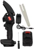 Акумуляторна ланцюгова міні-пила Mini Electric Chain Saw 48V на 2 акумулятора, міні обрізна електропила на акумуляторі в кейсі