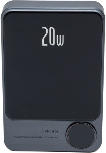 Бездротовий магнітний павербанк Power Bank Q9 20W MagSafe 10000 mAh зовнішній акумулятор USB Type-C Lightning зарядний пристрій для IOS Android