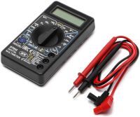 Цифровий професійний мультиметр вольтметр амперметр Digital DT-832 універсальний ручний тестер сили струму, напруги і опору з дисплеєм 