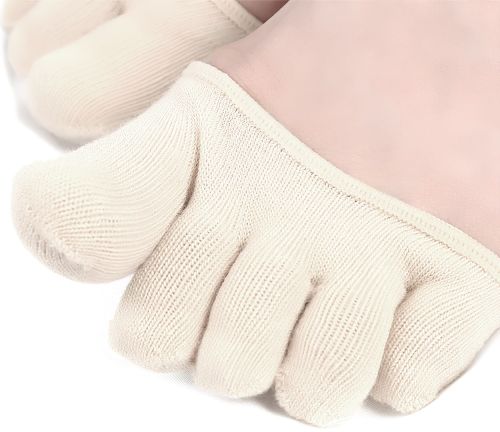 Шкарпетки від мозолів і натоптишів Five Finger Invisible Socks LY-398 силіконові протиковзкі подушки полуноски, накладки від натирання для стопи