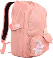 Шкільний набір сумок Fashion Sg5017 4 в 1 для дівчаток, Підлітковий комплект в школу, рюкзак на 16 л сумка шоппер пенал, ранець зі значком Рожевий