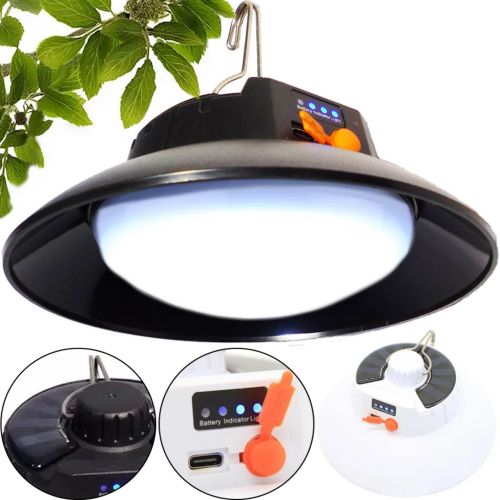 Универсальный подвесной фонарь Solar Energy Lamp AM-001 с солнечной батареей и крючком от USB, Аккумуляторная подвесная лампа для кемпинга Ma-100