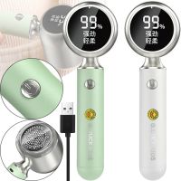 Аккумуляторная машинка бритва Lint Remover KST-M6 для удаления катышек и волос с одежды, Беспроводной триммер для срезания катышков с зарядкой от USB