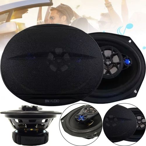 Автомобільні колонки акустика Boschmann Bm Audio WJ1-S99V4 500W в авто 2 шт, овальні 4-х смугові динаміки Бошман в машину, Автоакустика чорні