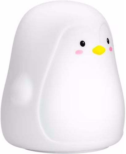 Настільний силіконовий нічник Пінгвін Penguin Penguin LJC-129 з RGB підсвічуванням і сенсорним датчиком, Світлодіодний світильник 7 режимів на акумуляторі USB