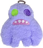 Дитяча плюшева іграшка брелок Fuggler Wide Eyed Weirdo 13 см, М'яка фігурка монстрик сюрприз Фуглер FuggGlow з брелоком для сумки для дітей