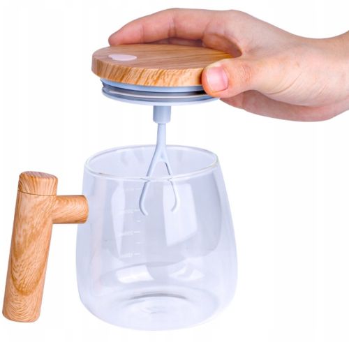 Автоматична кавова чашка мішалка Coffee stirring cup AD-2126 з автоматичним перемішуванням 400 мл Кружка з кришкою для кави від батарейок AND896