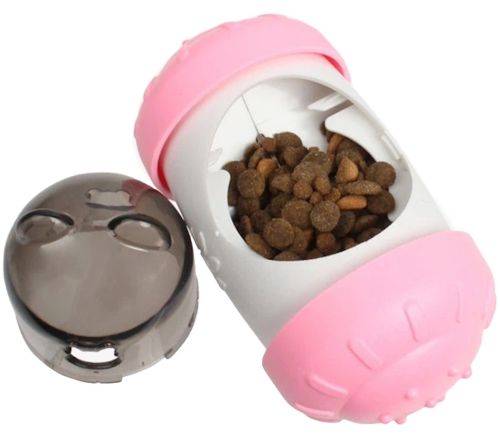Інтерактивна годівниця дозатор Pet Leakng Toy LY-732 для повільного харчування собак і кішок, іграшка диспенсер AND з отвором для корму для тварин