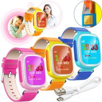 Умные детские смарт часы Smart Baby Watch Excelvan Q60 с функцией GPS трекера, наручные смарт-часы с SIM-картой 400 мАч IOS Android