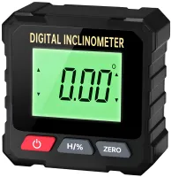 Цифровий кутомір інклінометр Digital Inclinometer VC720 з лазером на 2 лінії і магнітом, електронний лазерний рівень для вимірювання кута нахилу