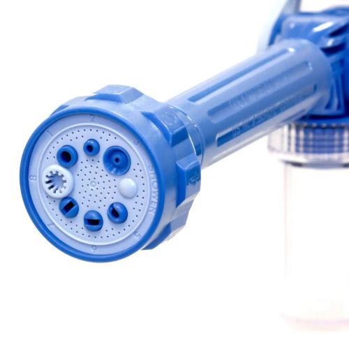 Универсальный распылитель воды Ez Jet Water Cannon, многофункциональный распрыскиватель, водомет, насадка на шланг с отсеком для моющих средств