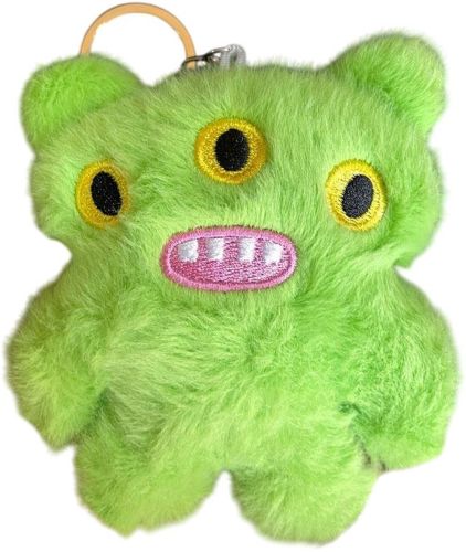Дитяча плюшева іграшка брелок Fuggler Wide Eyed Weirdo 13 см, М'яка фігурка монстрик сюрприз Фуглер FuggGlow з брелоком для сумки для дітей
