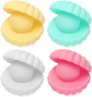 Настольный ночник Ракушка Perl Light детский светодиодный LED светильник в виде ракушки с жемчужиной, ночник-светильник на батарейках 10x9х9.5 см