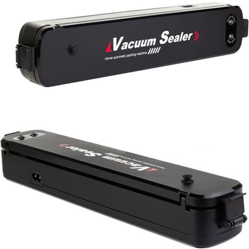 Вакуумный упаковщик пакетов New Vacuum Sealer LP-11 автоматический вакууматор, аппарат вакуумайзер для упаковки и хранения еды, продуктов Черный