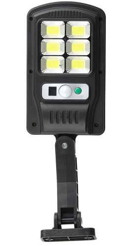 Вуличний ліхтар на сонячній батареї Solar Street Light BL BK-120-6COB настінний акумуляторний LED ліхтарик з пультом і датчиком руху на стовп