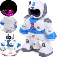 Танцюючий робот Dancing Robot Light and Music LZCZ 6678-5 з підсвічуванням для дітей, Дитячий світиться робот іграшка зі світлом на батарейках