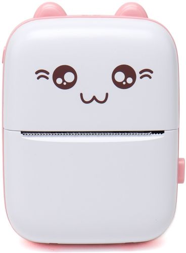 Міні термопринтер Jetix Mini Printer портативний кишеньковий дитячий принтер для смартфона з Bluetooth для друку без чорнила від 3 років Android IOS