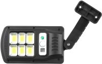 Вуличний ліхтар на сонячній батареї Solar Street Light BL BK-120-6COB настінний акумуляторний LED ліхтарик з пультом і датчиком руху на стовп