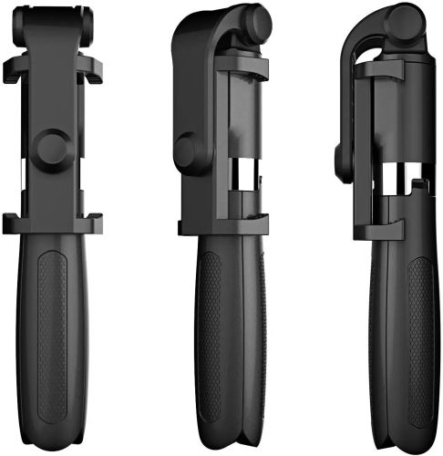 Селфи палка штатив Selfie Stick L01 70 см телескопический трипод для селфи, монопод тренога с держателем для телефона с пультом Bluetooth L-01
