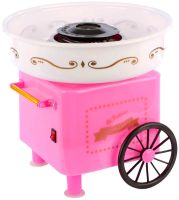 Апарат для приготування солодкої вати Cotton Candy Make NJ - 228 Рожевий автоматичний пристрій міні-машина для цукрової вати в домашніх умовах