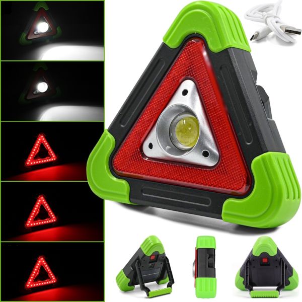 Аварійне світло Hurry Bolt Emergency Hazart Light HB-6609t автомобільний Знак аварійної зупинки зі світлодіодним ліхтарем і сонячною батареєю microUSB
