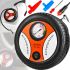 Автомобильный компрессор в форме колеса Air Compressor H0248 260PSI 12V автокомпрессор, насос с манометром для контроля давления в шинах, колес авто