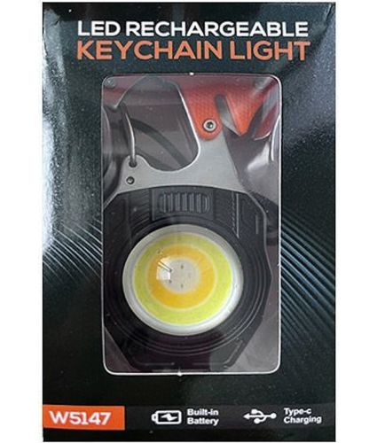 Світлодіодний ліхтарик брелок для ключів з підпалом Keychain Light W5147 ручний мультитул, міні світильник з прикурювачем, викруткою і карабіном USB