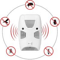 Электромагнитный отпугиватель насекомых и грызунов Pest Repelling Aid Quad устройство для уничтожения мышей тараканов комаров прибор в розетку