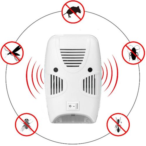 Электромагнитный отпугиватель насекомых и грызунов Pest Repelling Aid Quad устройство для уничтожения мышей тараканов комаров прибор в розетку