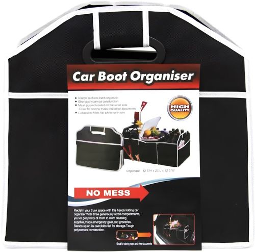 Складна сумка органайзер Car Boot Organiser CR - 113 в багажник автомобіля, розкладний тканинний ящик на 5 відсіків для зберігання дрібниць в авто