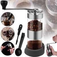 Ручна кавомолка Coffee Grinder HD-A75 механічний подрібнювач кавових зерен з регулюванням помелу, млин зі сталевими жорнами LY-958