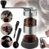 Ручна кавомолка Coffee Grinder HD-A75 механічний подрібнювач кавових зерен з регулюванням помелу, млин зі сталевими жорнами LY-958