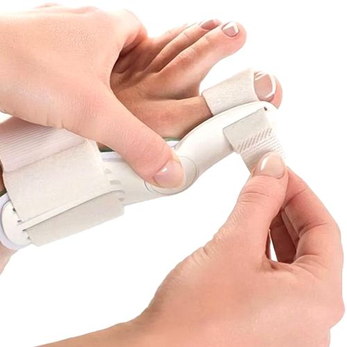Бандаж корректор большого пальца Valufix Aid Hinged for Bunions YH-06 ортопедическая шина, вальгусный фиксатор коррекции, лечения косточки Valgus Pro